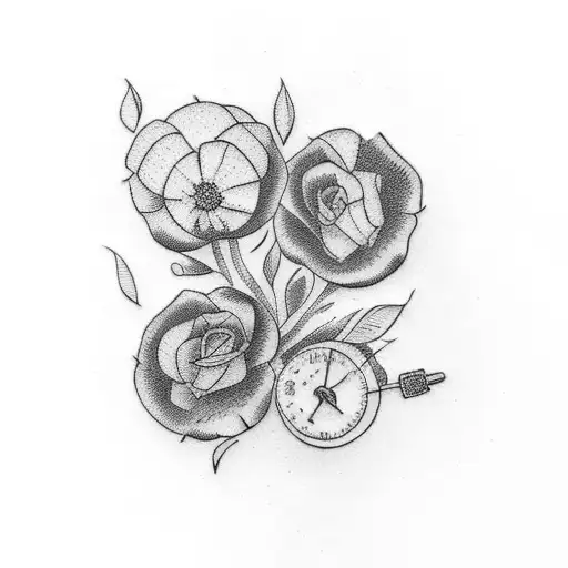 dainty couple tattoos for names that start with A tattoo design idea