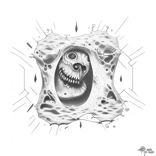 song lyrics "It's a hole I can't fill It's a curse I can't break" tattoo design idea