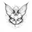 "don't let this darkness fool you" with semicolon and butterfly tattoo design idea