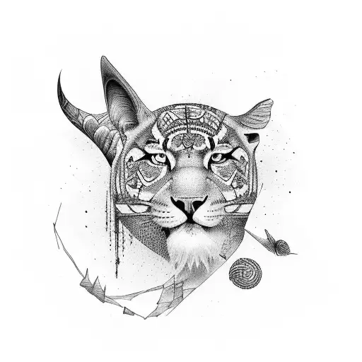 Family, travel, freedom, nature, animal, forest, music tattoo design idea