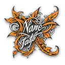 name tattoo tattoo design idea