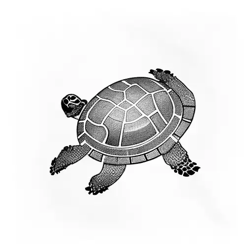 south american tribal, galapagos, turtle, on upper arm tattoo design idea