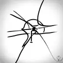 Taube, Kreuz, unendlichsymbol  tattoo design idea