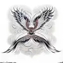 Phoenix tattoo design idea