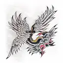 Phoenix tattoo design idea