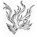 Phoenix tattoo design idea