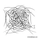 Abstract representation of the spectrum tattoo design idea