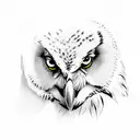 Raven, Owl, Wolf tattoo design idea