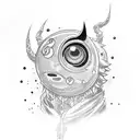 gojo and kakashi back to back with their one eye out  tattoo design idea