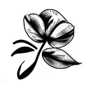clover tattoo design idea