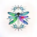 Dragonfly tattoo design idea