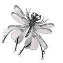 Dragonfly tattoo design idea