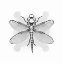 Dragonfly tattoo design idea