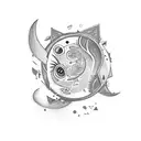 teen baby tattoo design idea