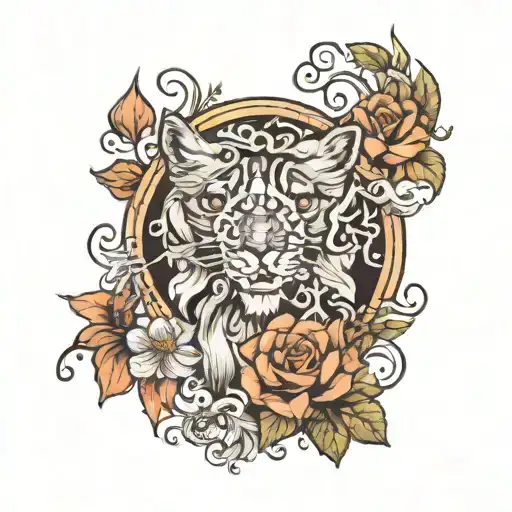 sofia bulgaria background infront of a family  tattoo design idea