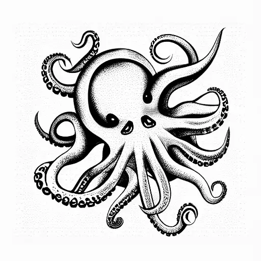 Octopus tattoo design idea