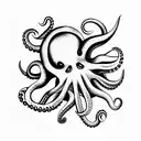 Octopus tattoo design idea