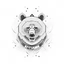 bjj bear tattoo design idea