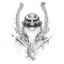 worms tattoo design idea