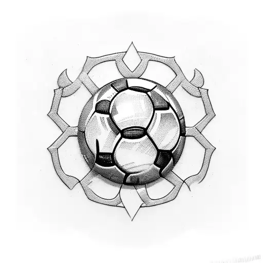 heavy metal beer soccer tattoo design idea