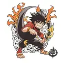 zuko and gengar tattoo design idea