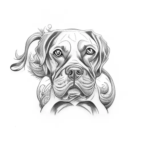  a concept tattoo that represents 25 years, highlighting first birth then family, 3 dogs, a muscle car, love and study. tattoo design idea