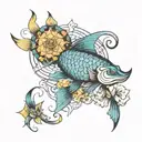 visica piscis tattoo design combining elements tattoo design idea