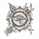 visica piscis tattoo design combining elements tattoo design idea