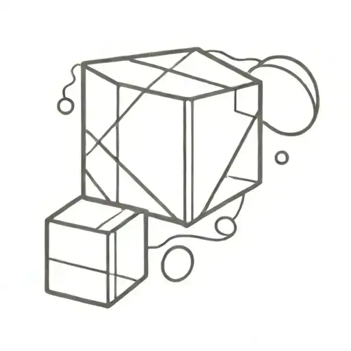 sugar cube tattoo design idea