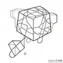 sugar cube tattoo design idea