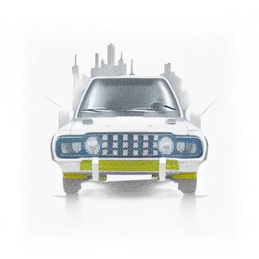 Ford escort  tattoo design idea