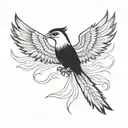 thunderbird tattoo design idea