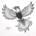 thunderbird tattoo design idea