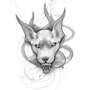 Design a subtle and sophisticated tattoo that conveys the essence of BDSM dominance. The tattoo should be visually appea tattoo design idea