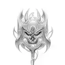 Design a subtle and sophisticated tattoo that conveys the essence of BDSM dominance. The tattoo should be visually appea tattoo design idea