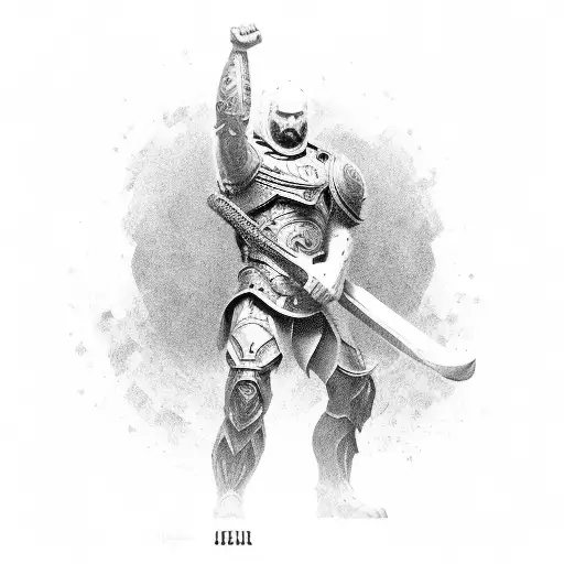 The theme : cercus life  “ a strong man physically bit very emotionally abused   battening though balance to carry his c tattoo design idea