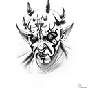 darth maul  tattoo design idea