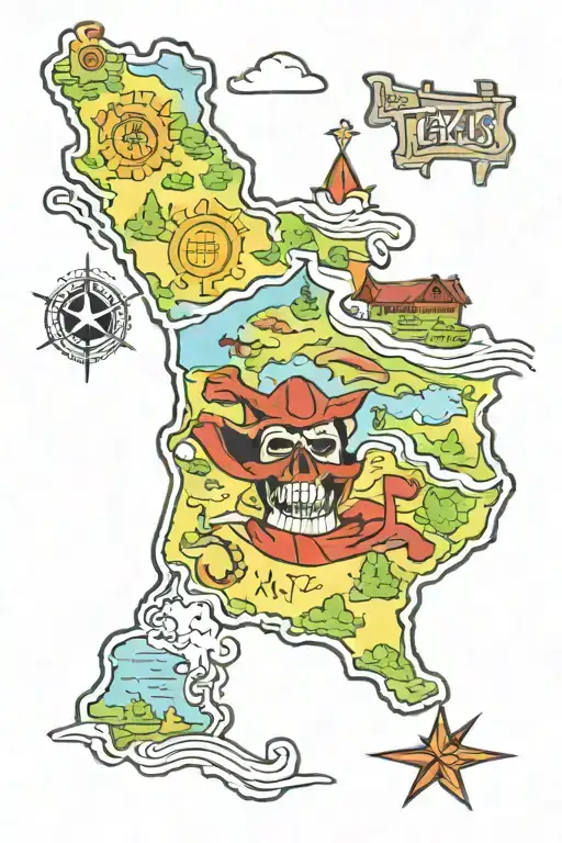 texas, Sacramento, Kansas City, Lake Tahoe tattoo design idea