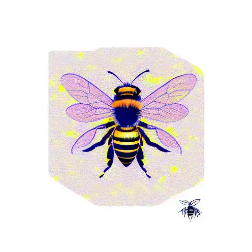 Honey Bee tattoo design idea