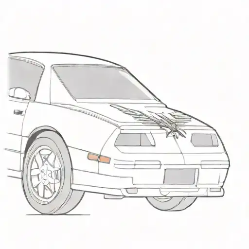 1989 Pontiac Trans Am tattoo design idea