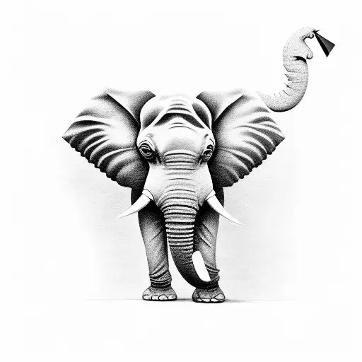 Dali Elephant by Steve Phipps: TattooNOW