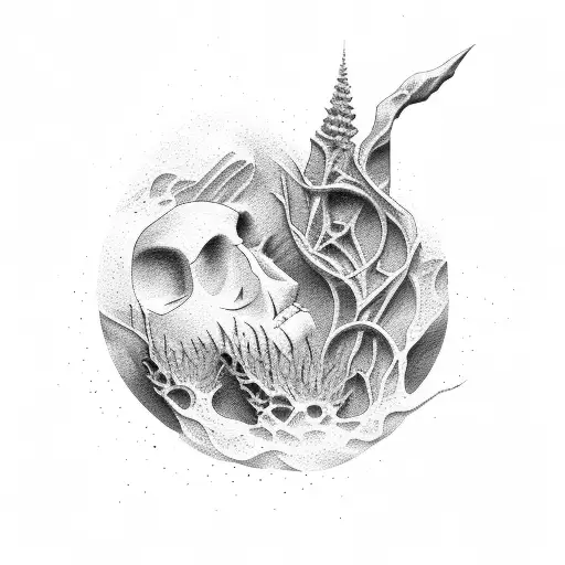 creation of Adam  painting tattoo design idea