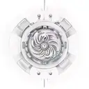 Create a realistic tattoo of a culinary dish inside a car engine tattoo design idea