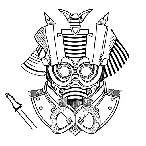 swiss mercenary 1600 tattoo design idea