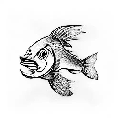 a haring (fish) tattoo design idea