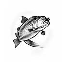 a haring (fish) tattoo design idea