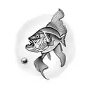 a haring (fish) tattoo design idea