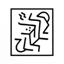 haring  tattoo design idea
