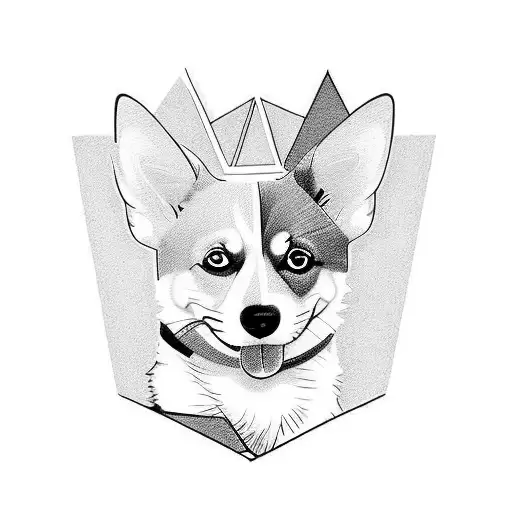 matching tattoos with a corgi/chihuahua mix named Charlie with captions tattoo design idea