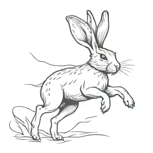 run rabbit run tattoo design idea